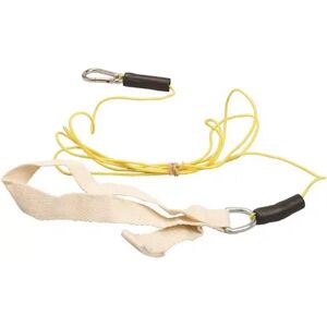 Cando 10-5810 4 ft. Exercise Bungee Cord with Attachments, Tan - 2 x Light, Clrs