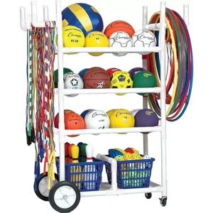 Champion Sports High Impact All-Terrain Heavy-Duty Sporting Equipment Cart, Multicolor