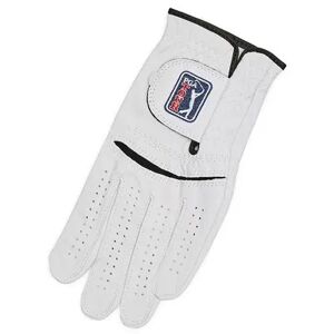 Men's PGA Tour Leather Golf Glove, White