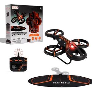 Sharper Image Drone Aero Stunt LED R/C Drone, Black