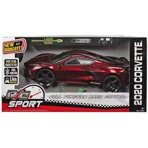 New Bright 1:12 Remote Control Corvette C8 RC Car - Remote Control Charger Series, Multicolor