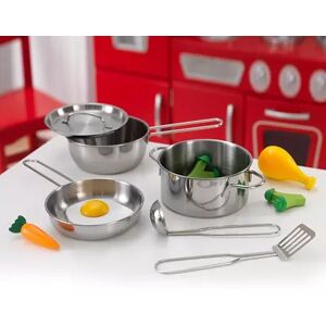 KidKraft Deluxe Play Cookware & Food Set, Multicolor