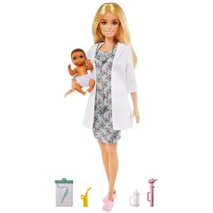 Barbie Baby Doctor Doll Playset, Multicolor