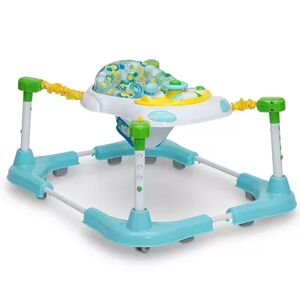 Delta Children First Steps 3-in-1 Sit-to-Stand Bouncer, Walker and Activity Center, Roundabout