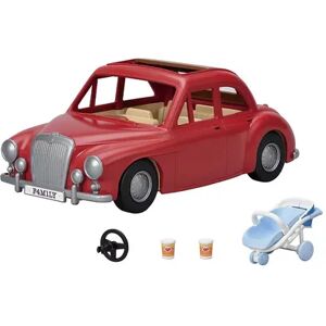 Calico Critters Family Cruising Car Toy Vehicle for Dolls with Baby Stroller Included, Multicolor