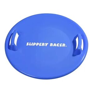 Slippery Racer Downhill Pro Adults and Kids Saucer Disc Snow Sled, Blue, Brt Blue