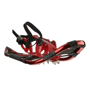 Crescent Moon Athletic All Terrain Recreational Snowshoes for Adults, Gold 9 Red, Brt Red