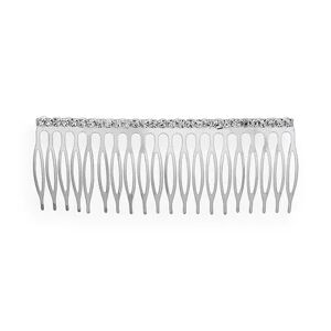 Crystal Allure Hair Comb, White