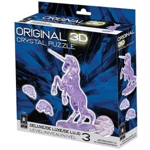 University Games 3D Crystal Puzzle - Unicorn 44-Pieces, Multicolor