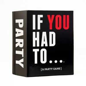 DSS Games If You Had To... Adult Card Game by DSS Games, Multicolor