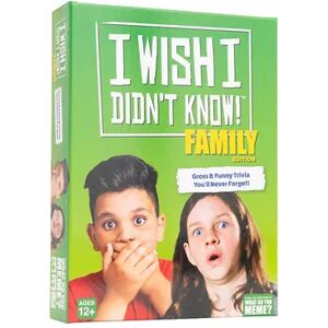 What Do You Meme? I Wish I Didn't Know! Trivia You'll Never Forget Family Edition Card Game, Multicolor