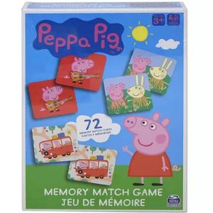 Spin Master Peppa Pig 72pc Memory Match Game, Multicolor