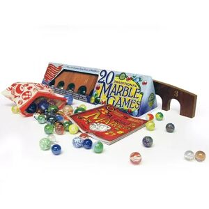House of Marbles Traditional Marble Games Pack by House of Marbles, Multicolor