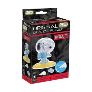 University Games 3D Crystal Puzzle - Peanuts Astronaut Snoopy 35-Pieces, Multicolor