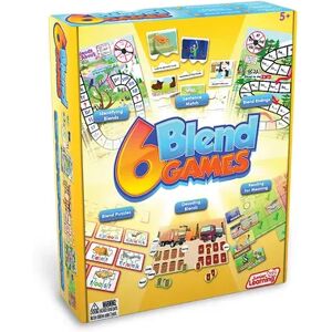 Junior Learning 6 Blend Games For Kids, Multicolor