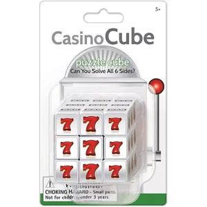 Westminster Inc. Casino Puzzle Cube, White