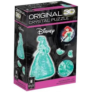 BePuzzled Disney's Little Mermaid Ariel 3D Crystal Puzzle, Green