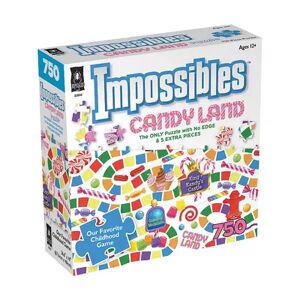 BePuzzled Hasbro Impossibles Candyland Puzzle, Multicolor