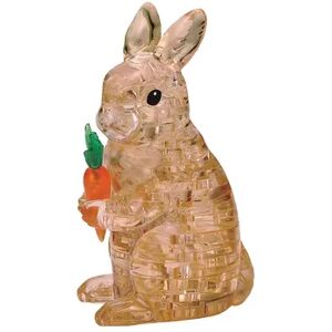 University Games 3D Crystal Puzzle - Rabbit 43-Pieces, Multicolor