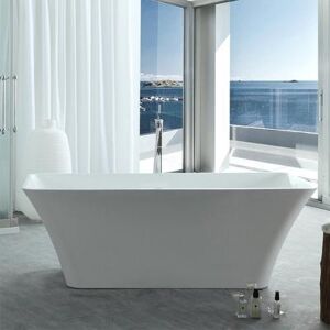 Randolph Morris Lily 59 Inch Acrylic Double Ended Freestanding Tub RMJ31-ORB