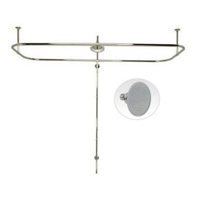 Randolph Morris Side Mount Shower Conversion Kit with Watering Can Shower Head RMSHOWERKIT4WC