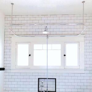 Randolph Morris Side Mount Shower Conversion Kit with Handshower Cradle & Watering Can Shower Head RMSHOWERKIT6WC