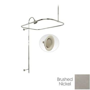 Randolph Morris 48 Inch End Mount Shower Conversion Kit with Sunflower Shower Head RMSHOWERKIT3S-48BN