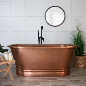 Randolph Morris Haden 66 Inch Copper Freestanding Double Ended Bathtub - Medium Copper RMC5-M