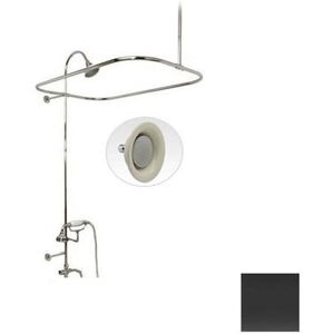 Randolph Morris 48 Inch End Mount Shower Conversion Kit with Handshower Cradle & Sunflower Shower Head RMSHOWERKIT5S-48ORB