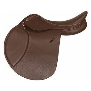 Henri de Rivel Advantage Close Contact Saddle - Flocked - 16.5 - Regular - Australian Nut - Smartpak