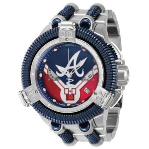 1 LIMITED EDITION - Invicta MLB Atlanta Braves Swiss Ronda Z60 Caliber Men's Watch - 50mm Dark Blue Steel (43148-N1)