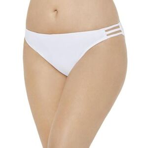 Plus Size Women's Triple String Swim Brief by Swimsuits For All in White (Size 20)