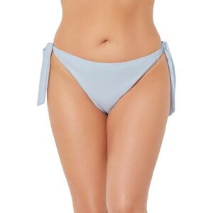 Plus Size Women's Elite Bikini Bottom by Swimsuits For All in Ribbed Light Blue (Size 4)