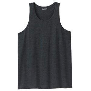 Plus Size Women's Shrink-Less™ Lightweight Tank by KingSize in Heather Charcoal (Size 7XL) Shirt