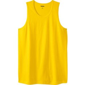 Plus Size Women's Shrink-Less™ Lightweight Tank by KingSize in Cyber Yellow (Size 4XL) Shirt