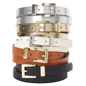 Plus Size Women's Skinny Belt by Accessories For All in Gold (Size 22/24)