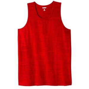 Plus Size Women's Shrink-Less™ Lightweight Tank by KingSize in Red Marl (Size 2XL) Shirt