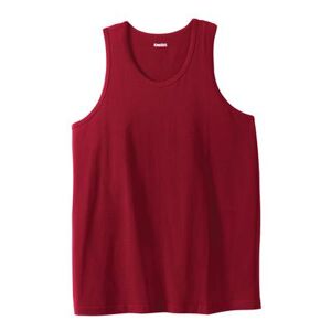 Plus Size Women's Shrink-Less™ Lightweight Tank by KingSize in Rich Burgundy (Size 7XL) Shirt