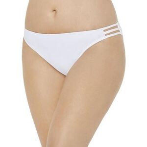 Plus Size Women's Triple String Swim Brief by Swimsuits For All in White (Size 12)