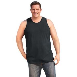 Plus Size Women's Shrink-Less™ Lightweight Tank by KingSize in Black (Size 5XL) Shirt