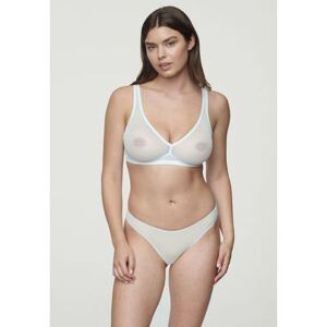 Plus Size Women's The Wireless Plunge - Mesh by CUUP in Halo (Size L D-E)