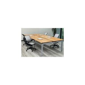 "11' Solid Beech Wood Technology Table w/ 66"" x 30"" Worksurfaces"