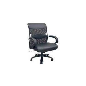 "Extra Wide Big & Tall 500 Lbs. Capacity Mesh Office Chair w/ Vinyl Seat - 28""W Seat"