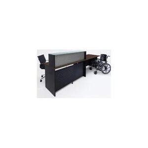 Glass Top Wheelchair Accessible Reception Desk