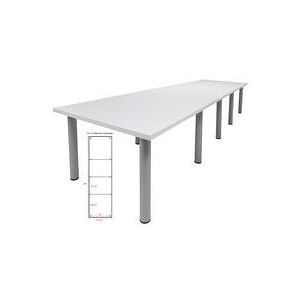 14' x 4' Post Leg Conference Table