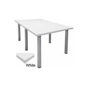 6' x 4' White Conference Table