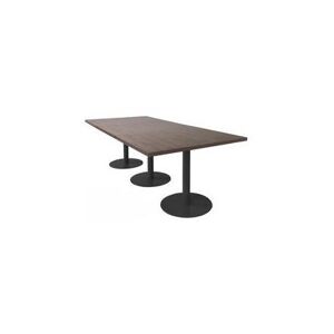 9' x 4' / 12' x 3' Rectangular Disc Base Conference Table