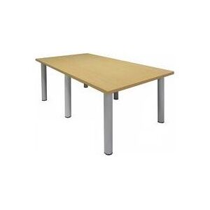 8' x 4' Post Leg Conference Table