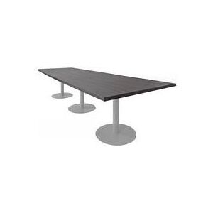 12' x 4' Rectangular Disc Base Conference Table