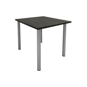 4' Square Standing Height Conference Table w/Round Post Legs